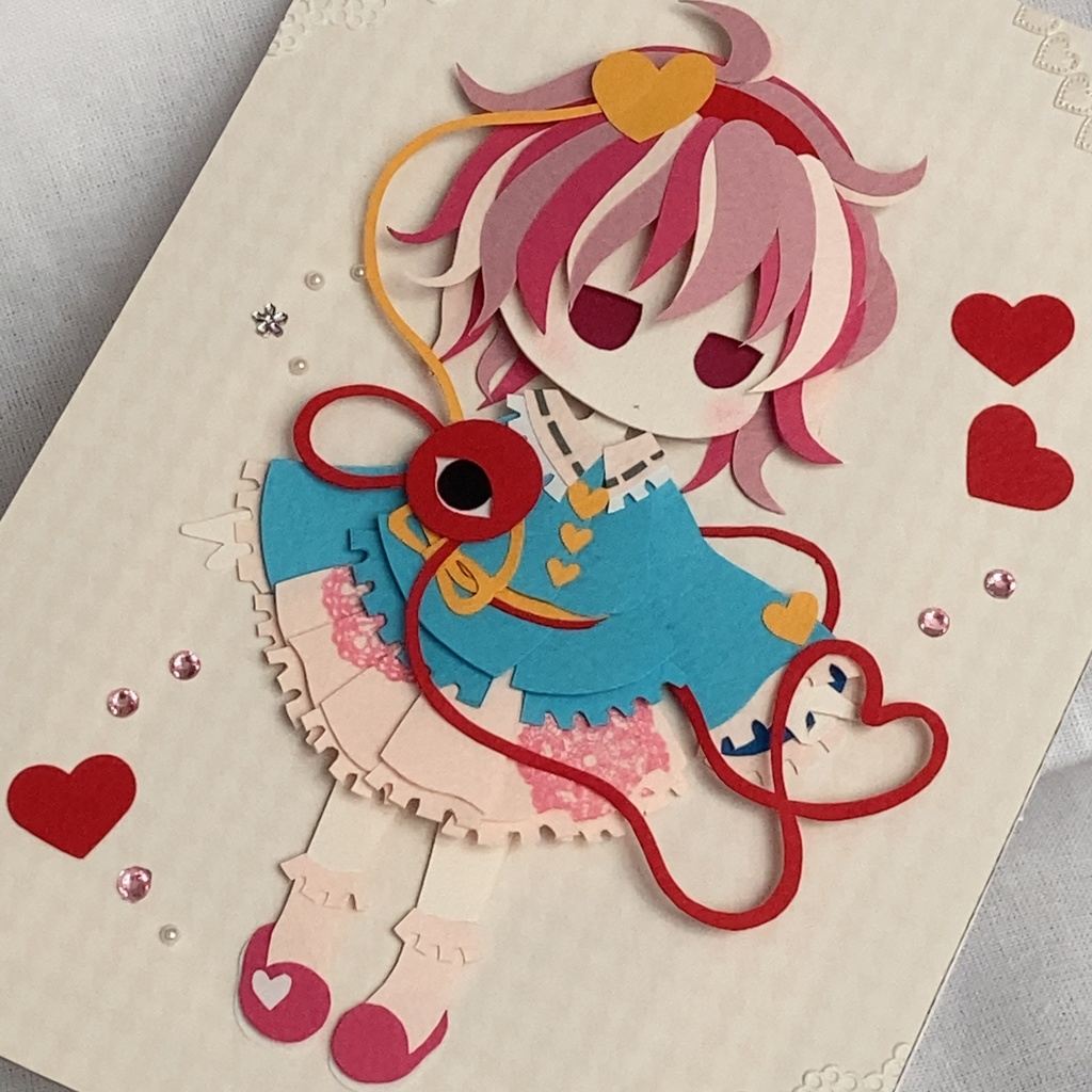 【原画】東方Project 古明地さとり 切り絵
