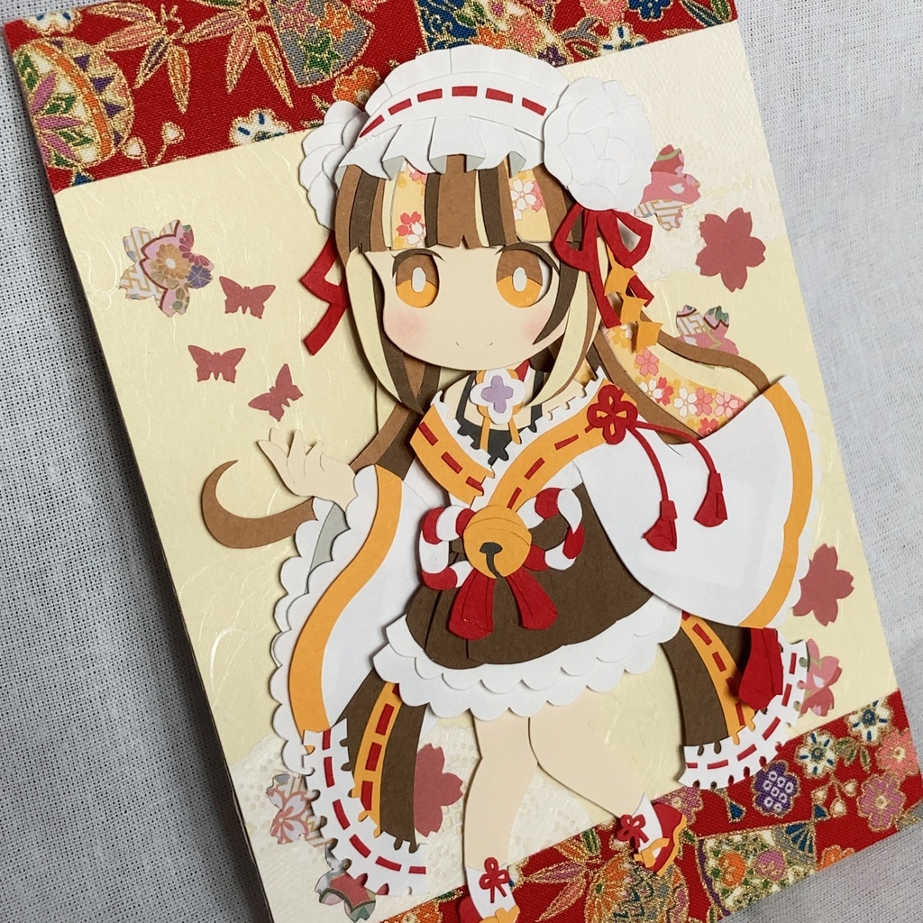 【原画】ガーディアンテイルズ　ミヤ　切り絵