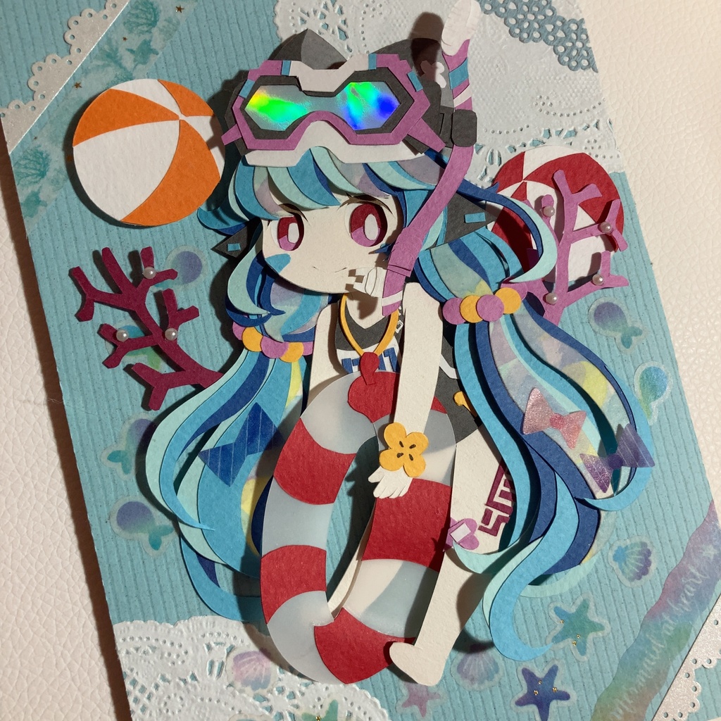【原画】ガーディアンテイルズ　AA72　切り絵