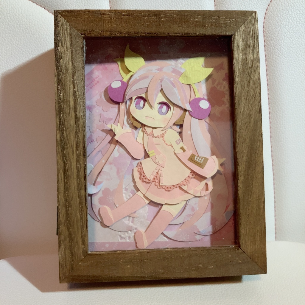 【原画】桜ミク 切り絵