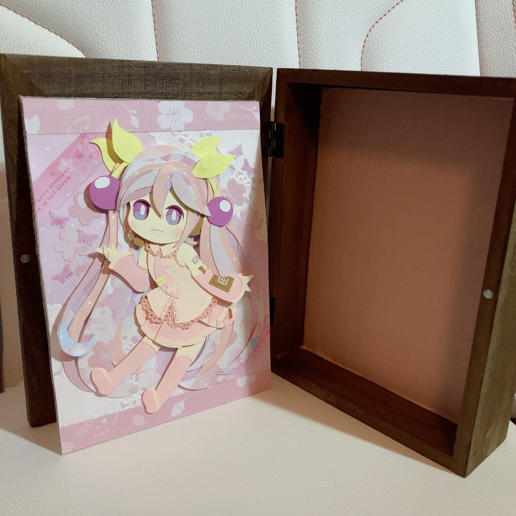 【原画】桜ミク 切り絵