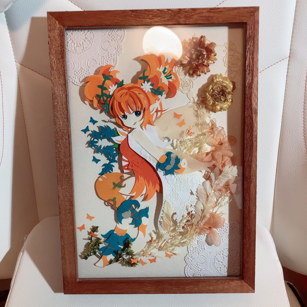 【原画】ガーディアンテイルズ コルネ 切り絵