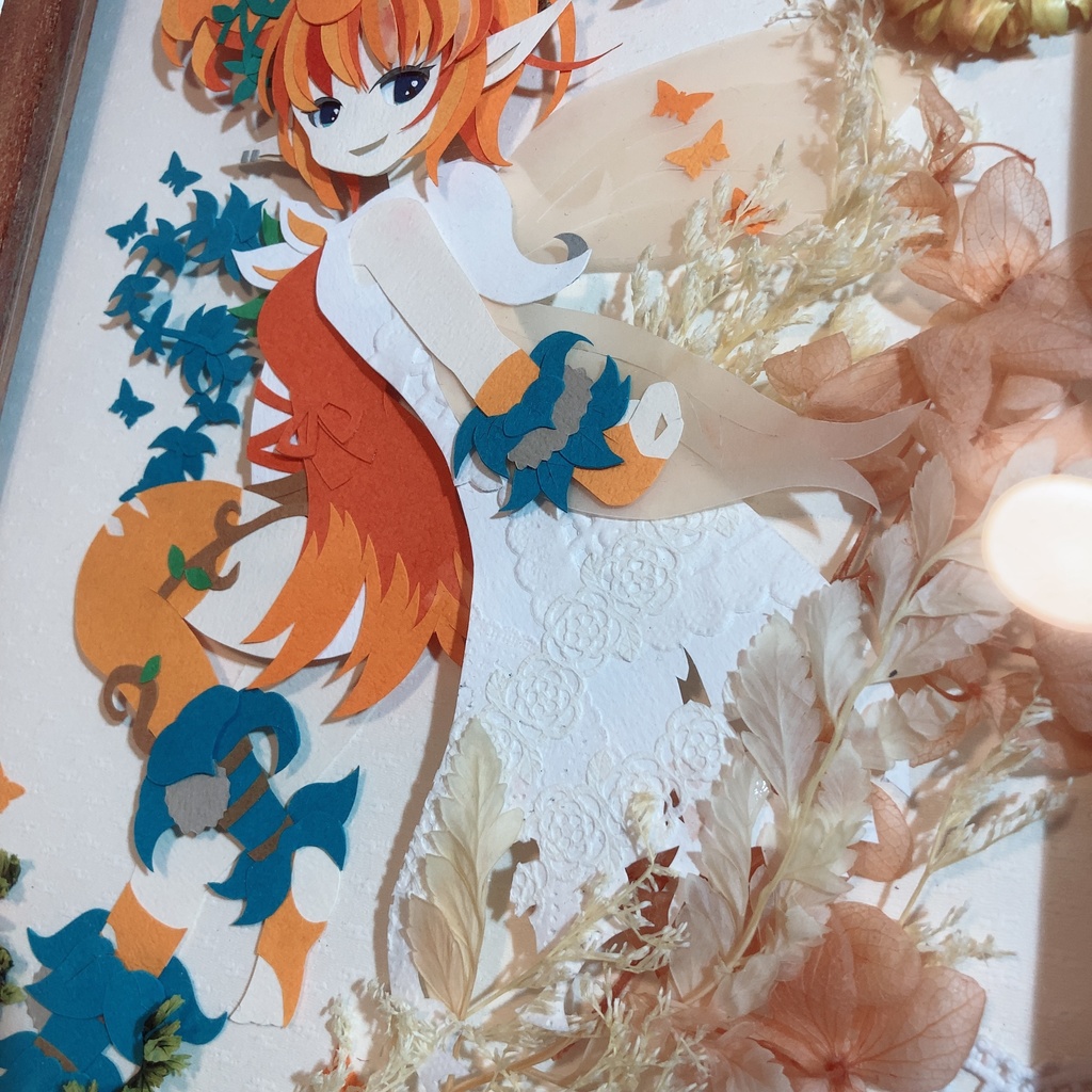 【原画】ガーディアンテイルズ コルネ 切り絵