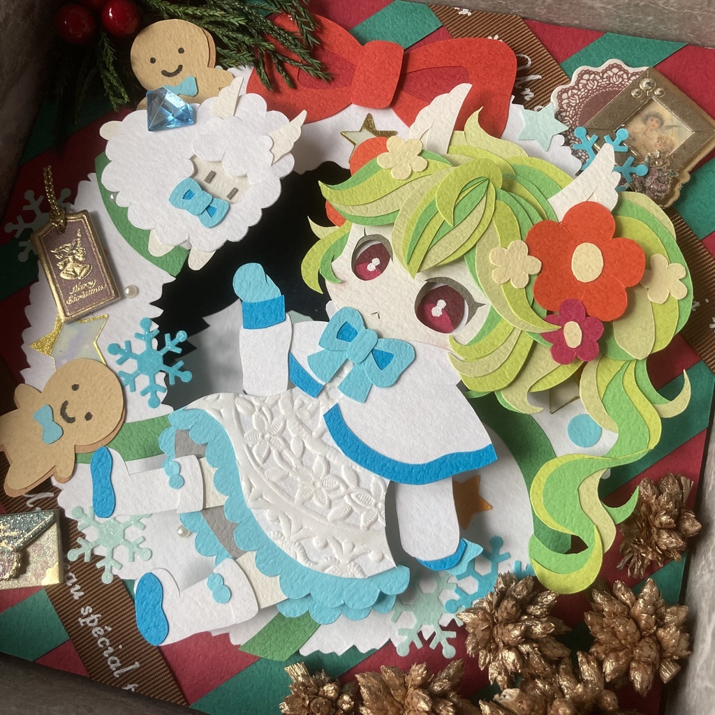 【切り絵原画】💎メイリルからのおくりもの💎