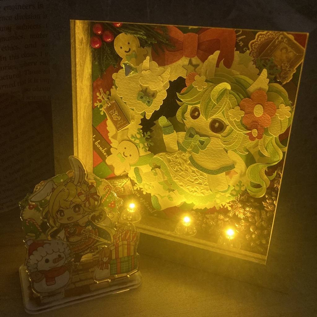 【切り絵原画】💎メイリルからのおくりもの💎