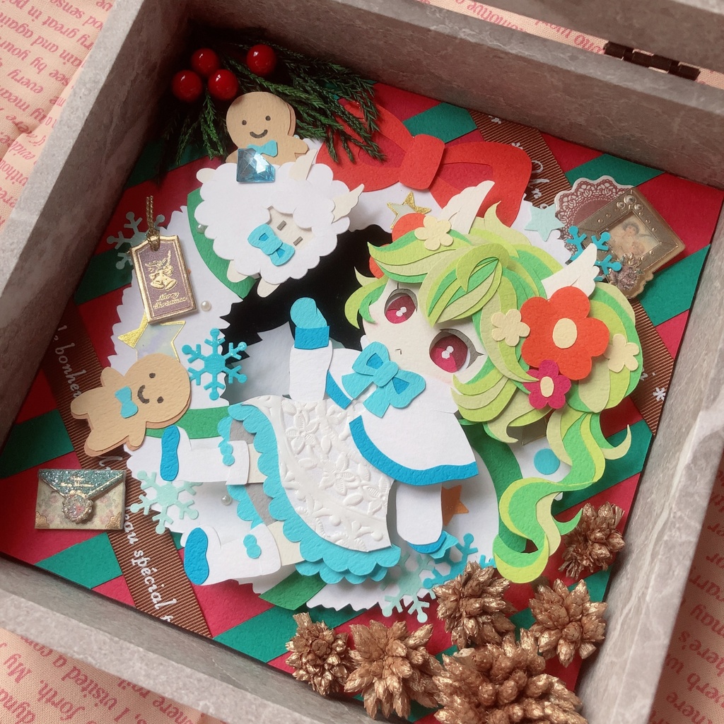 【切り絵原画】💎メイリルからのおくりもの💎