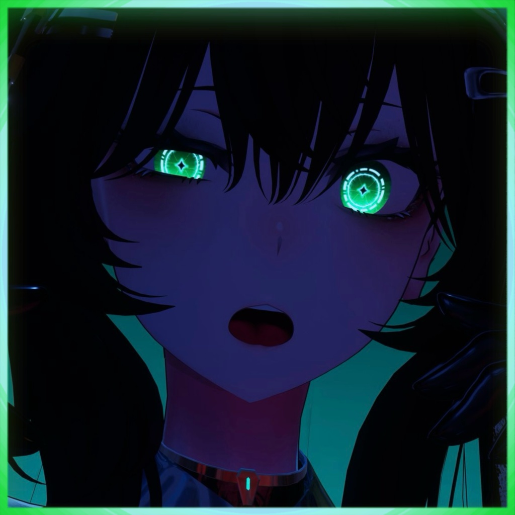 【ラシューシャ専用アイテクスチャ】Cyber Fox Eye