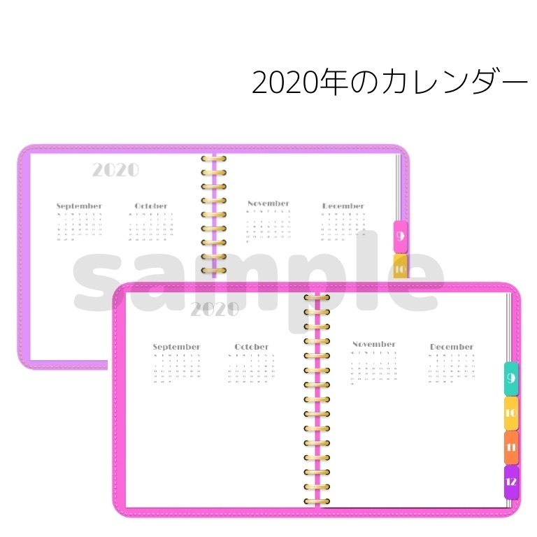 HAPPY COLORFUL DAYS PLANNER sample