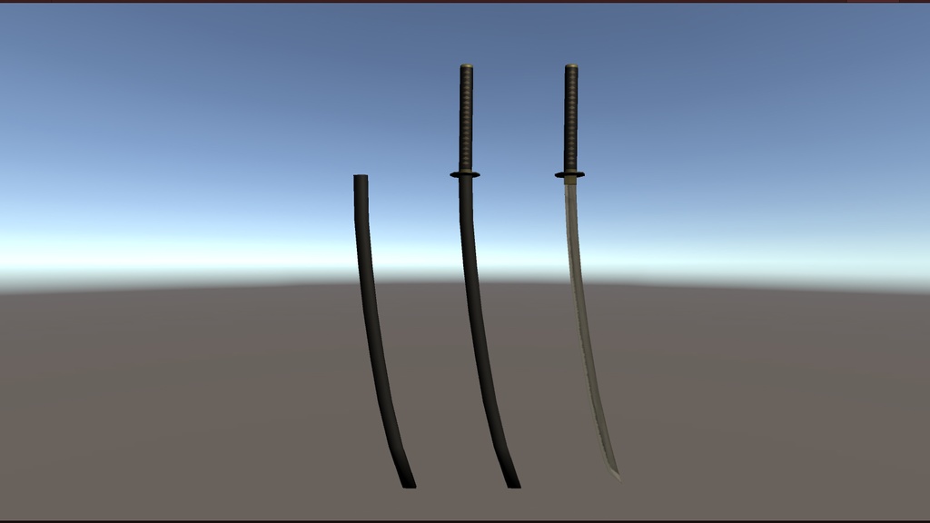 ３dモデル 日本刀 ローポリゴン Tsukihi Booth Booth