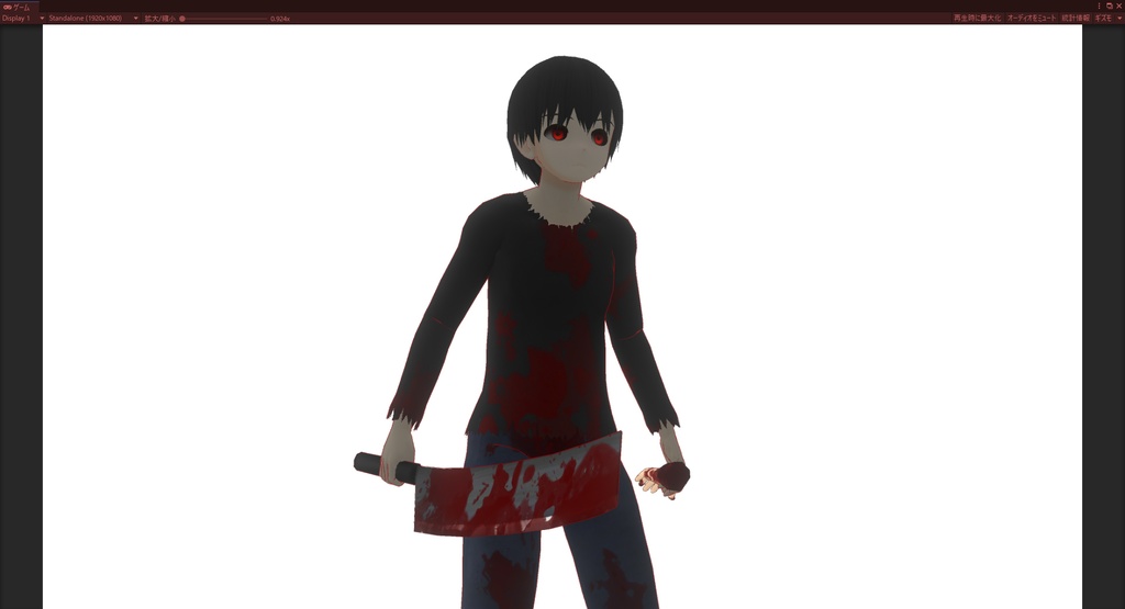 【3Dモデル】ナイフ・肉切り包丁　ローポリ