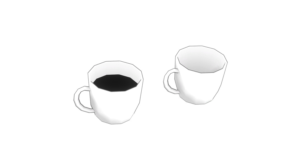 【3Dモデル】コーヒーカップ