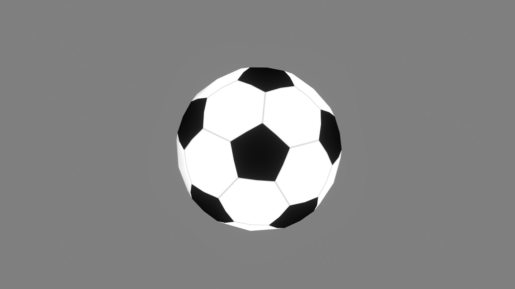 【3Dモデル】サッカーボール