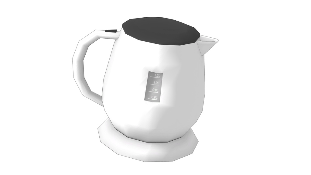【3Dモデル】電気ケトル