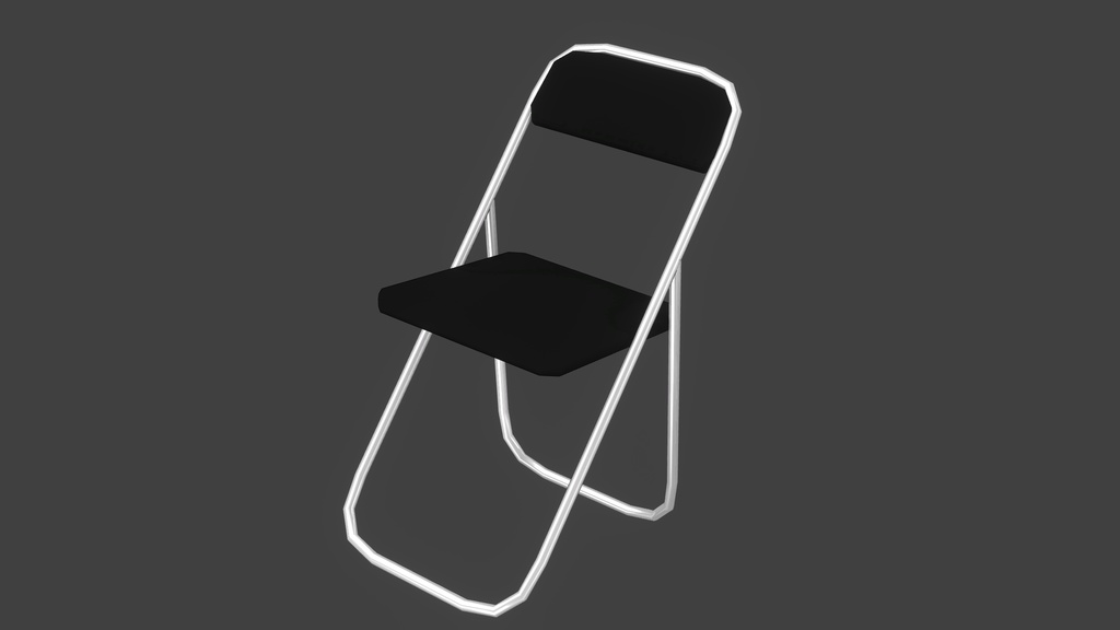 【3Dモデル】パイプ椅子