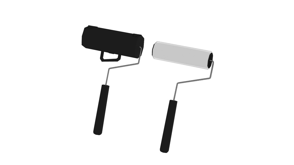 【3Dモデル】粘着カーペットクリーナー コロコロ