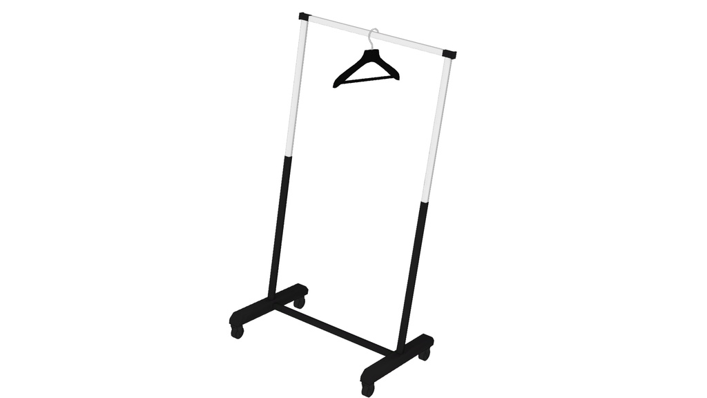 【3Dモデル】ハンガーラック