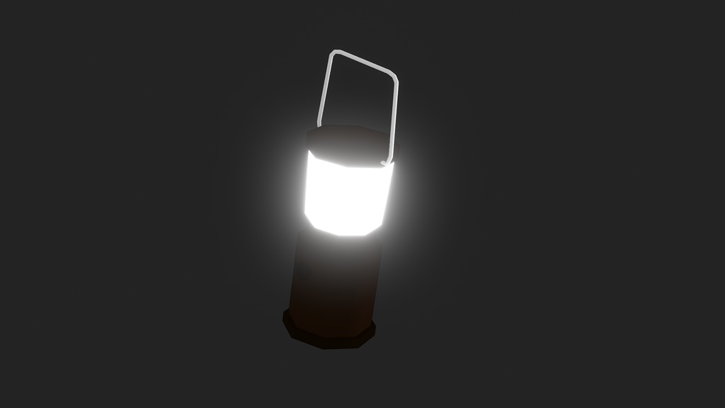 【3Dモデル】LED ランタン