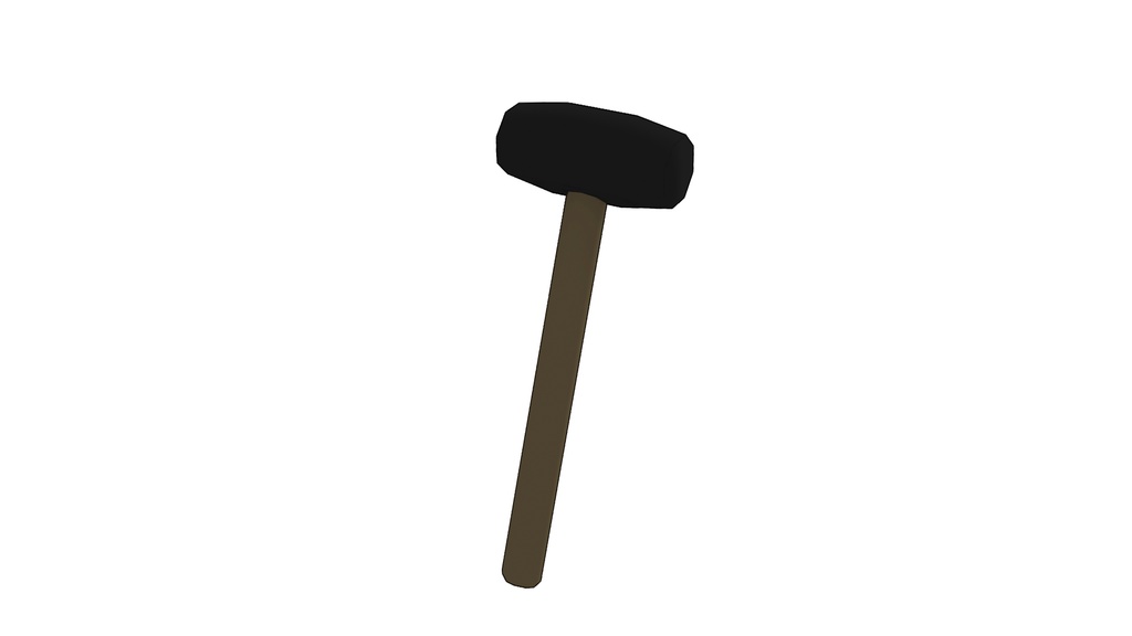 【3Dモデル】ハンマー　トンカチ