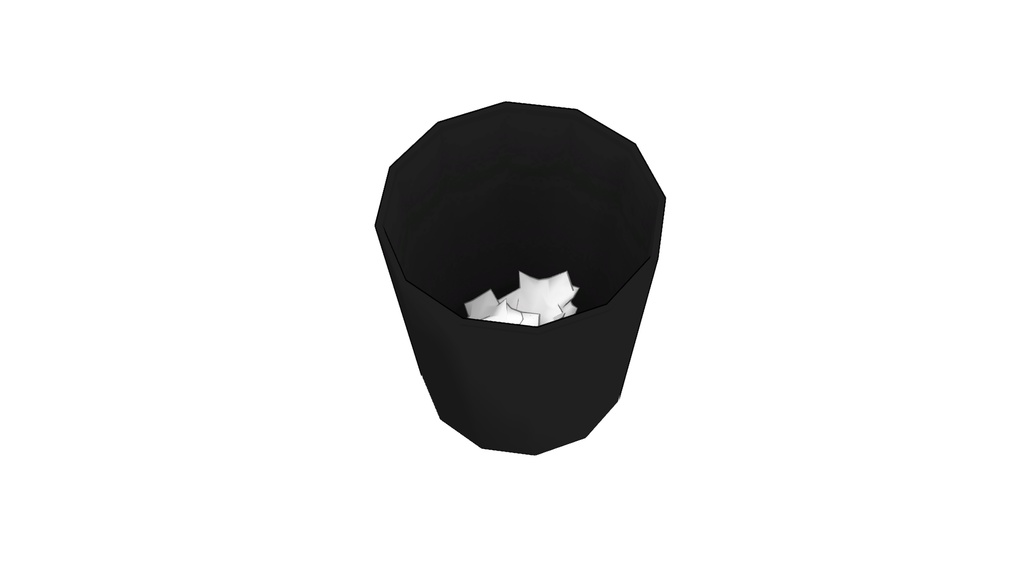 【3Dモデル】ゴミ箱