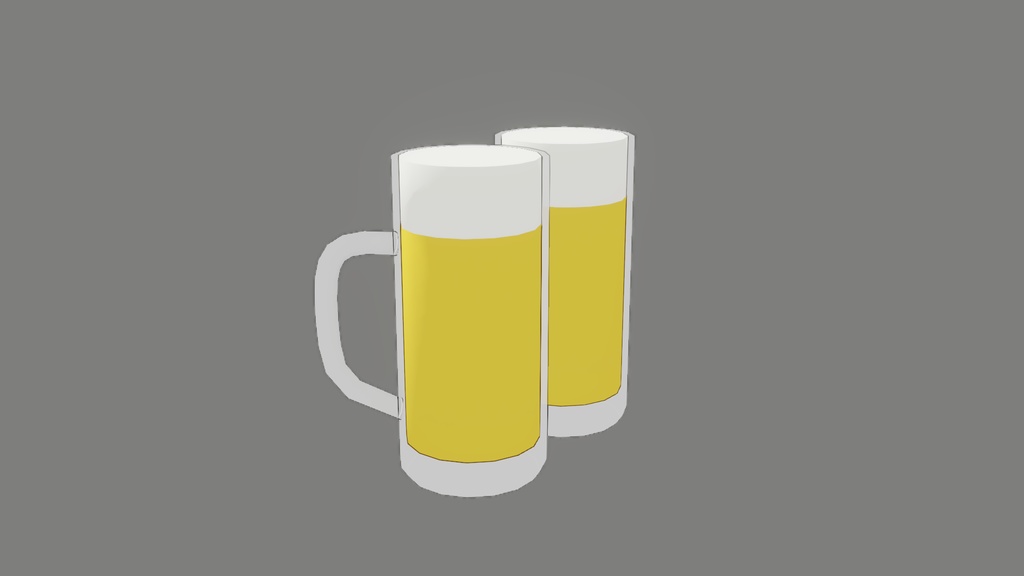 【3Dモデル】ビールジョッキ