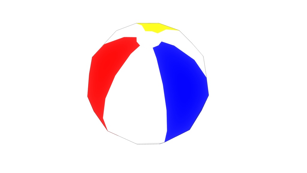 【3Dモデル】ビーチボール