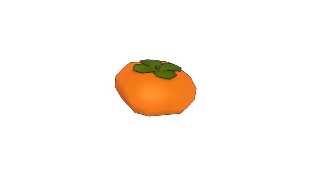 【3Dモデル】柿