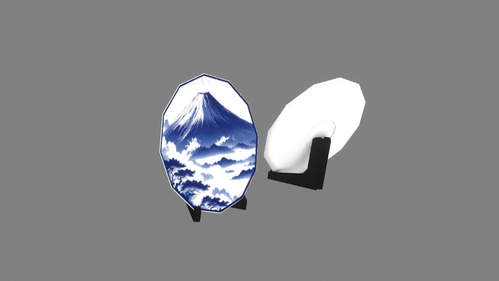 【3Dモデル】飾り皿