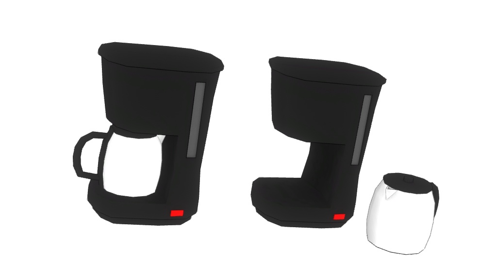 【3Dモデル】コーヒーメーカー
