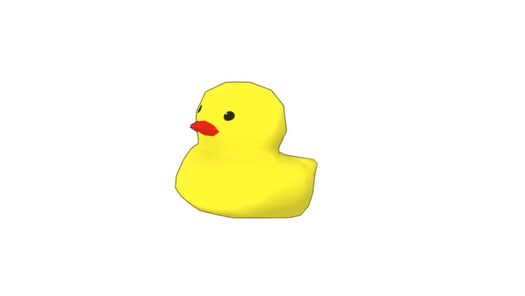 【3Dモデル】アヒル おもちゃ お風呂のおもちゃ