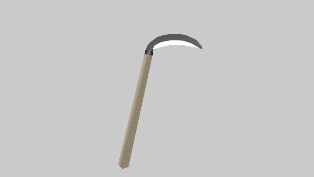 【3Dモデル】鎌