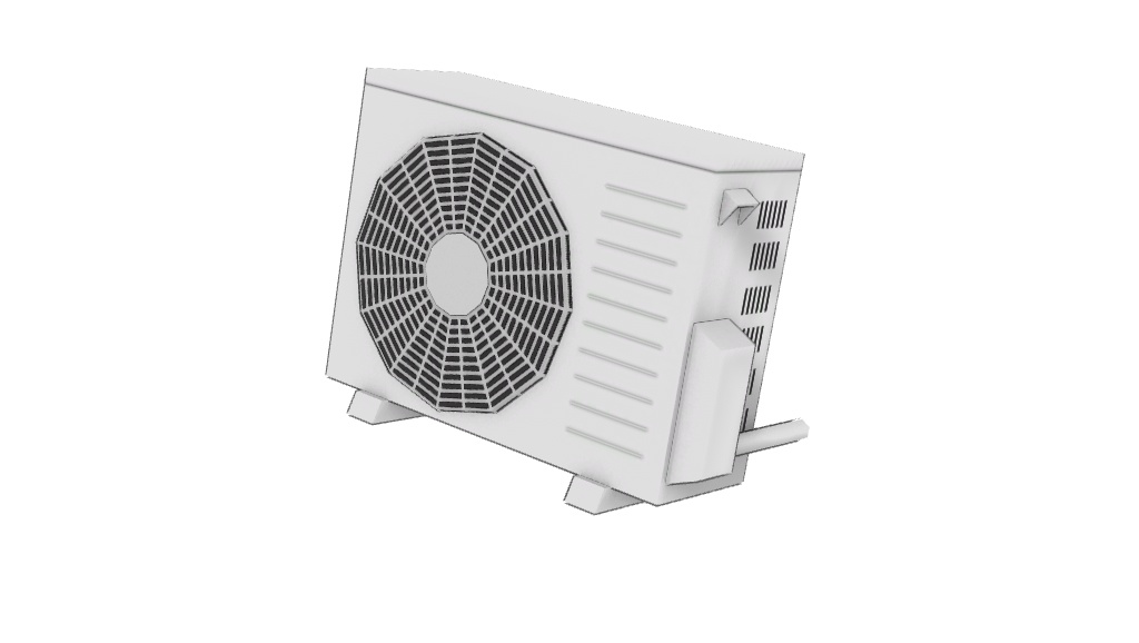 【3Dモデル】室外機