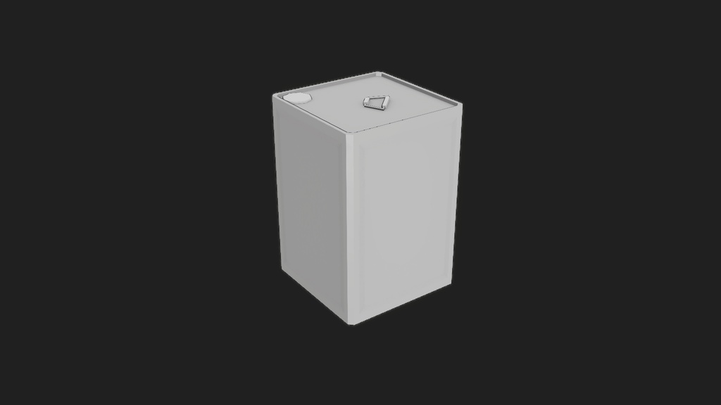 【3Dモデル】一斗缶