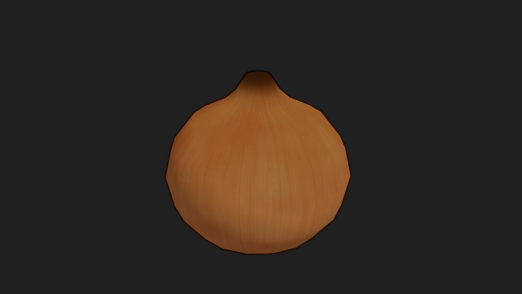 【3Dモデル】玉ねぎ　玉葱