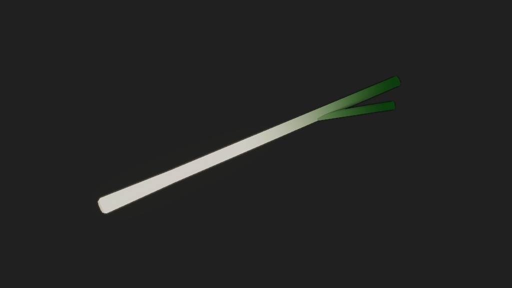 【3Dモデル】長ねぎ