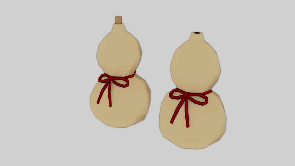 【3Dモデル】ひょうたん 瓢箪