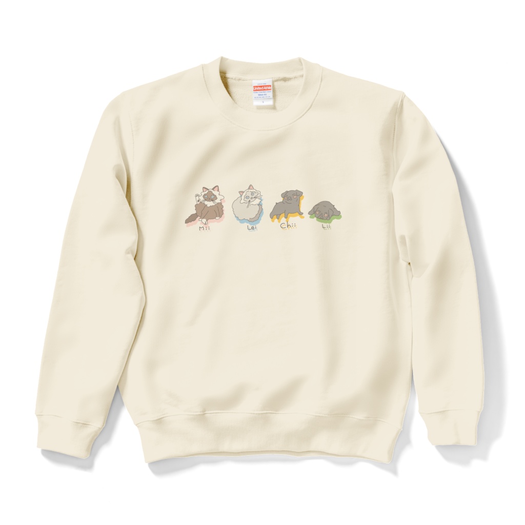 【わんにゃんず】ミィレィチィリィ【スウェット】