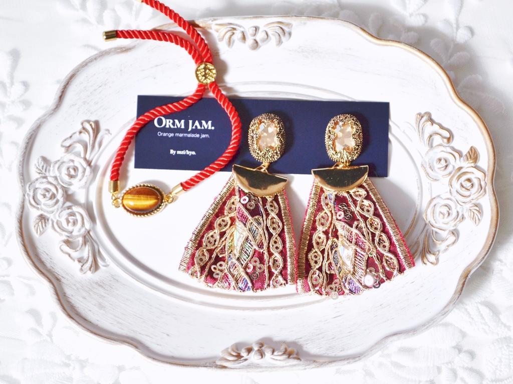 ❖【刀剣乱舞】伊達組🌸アクセサリーセット(耳飾り&ブレスレット)