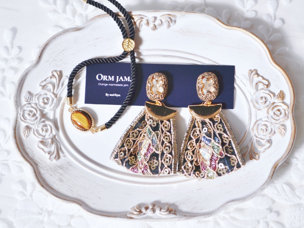 ❖【刀剣乱舞】伊達組🌸アクセサリーセット(耳飾り&ブレスレット)