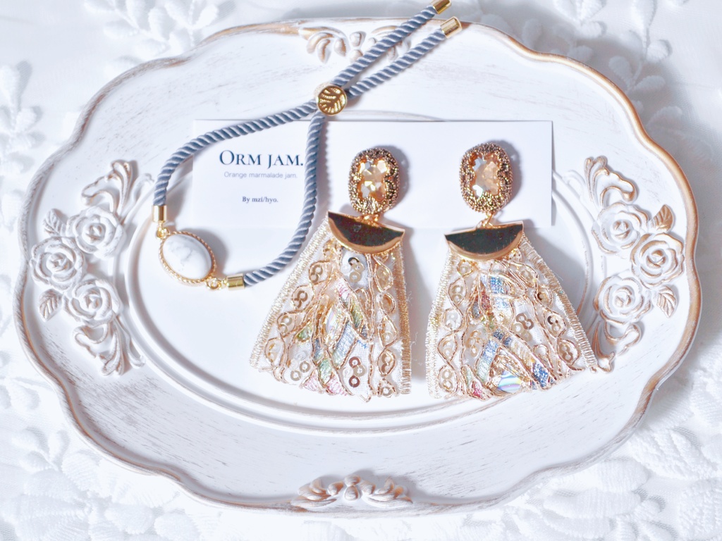 ❖【刀剣乱舞】伊達組🌸アクセサリーセット(耳飾り&ブレスレット)