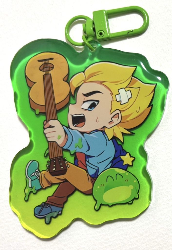 サムとスライム　つるつるアクキー