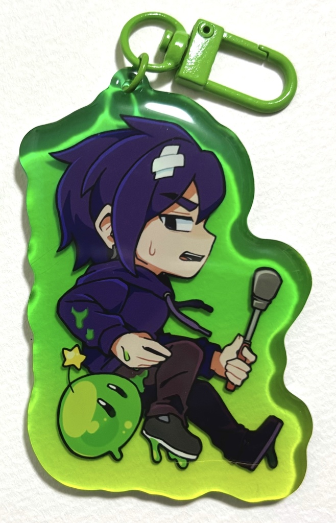 セバスチャンとスライム　つるつるアクキー