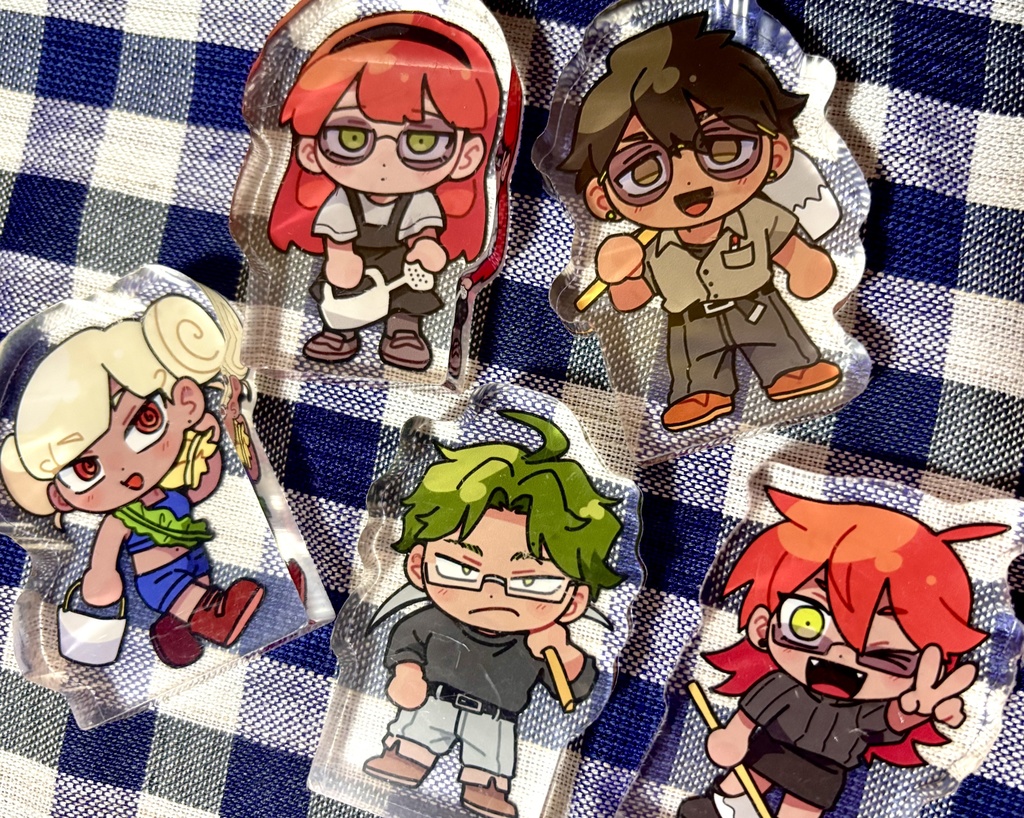 牧場主アクリルブロック(5体セット)