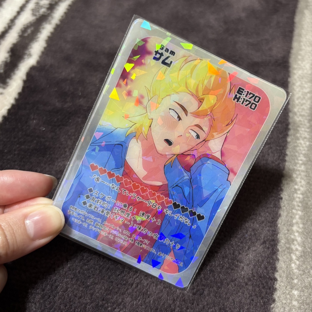 ホログラムトレカ風カード【サム】※ピクシブファクトリーより発送