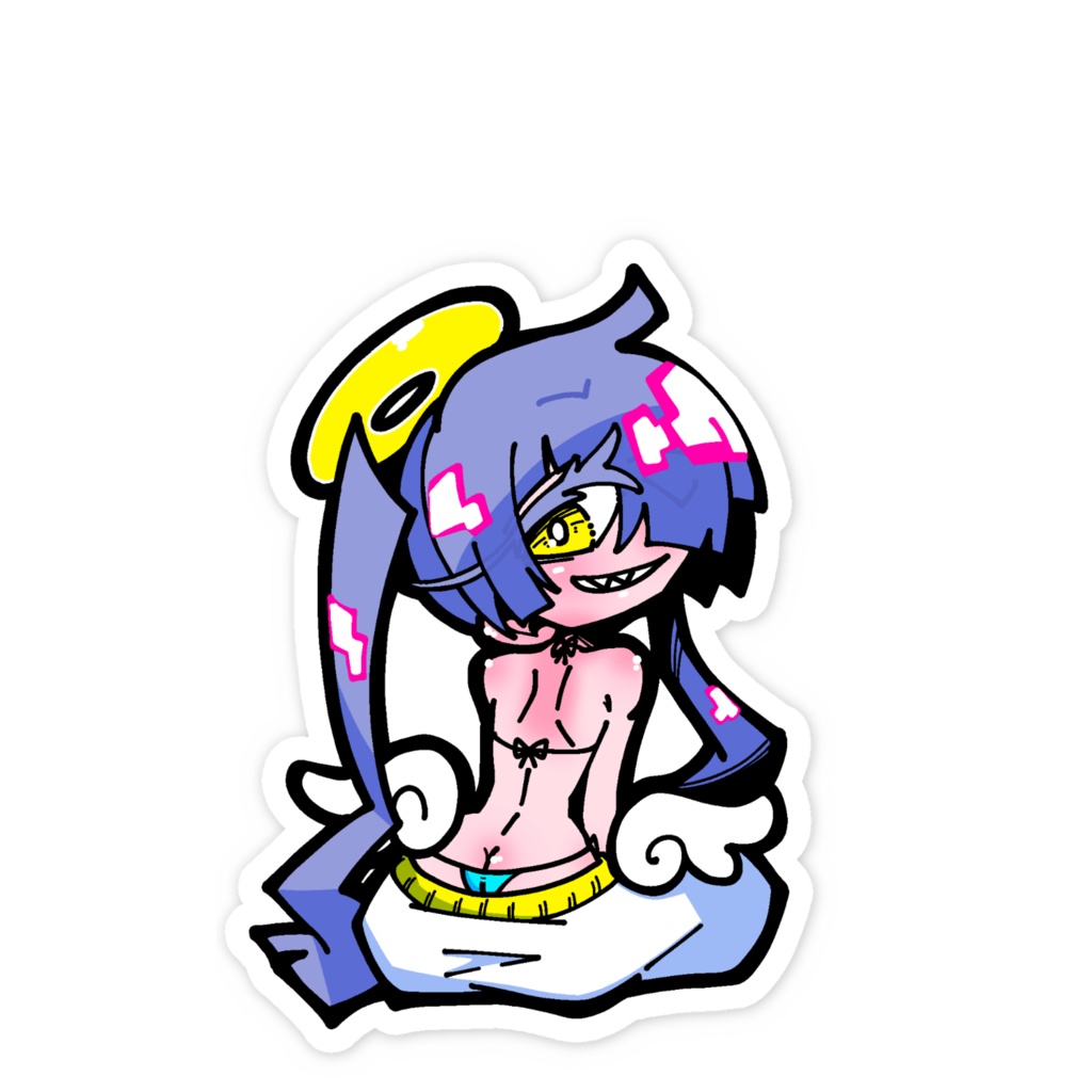 10死ちゃんステッカー