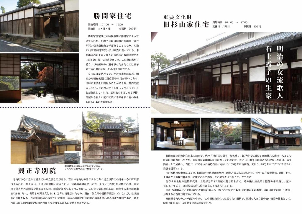 REWNOSS 01 日本の懐かしい町並み 大阪富田林地内町