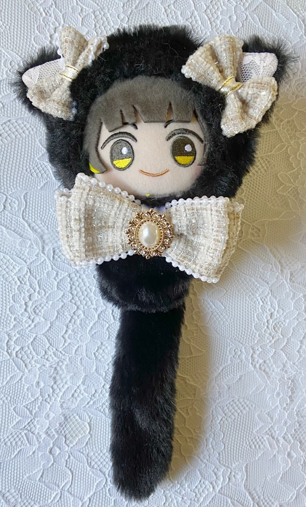 10cmぬい服着ぐるみ しっぽが可愛いねこちゃん