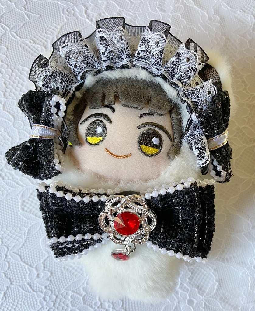 10cmぬい用着ぐるみ ふわふわしっぽのくまちゃん