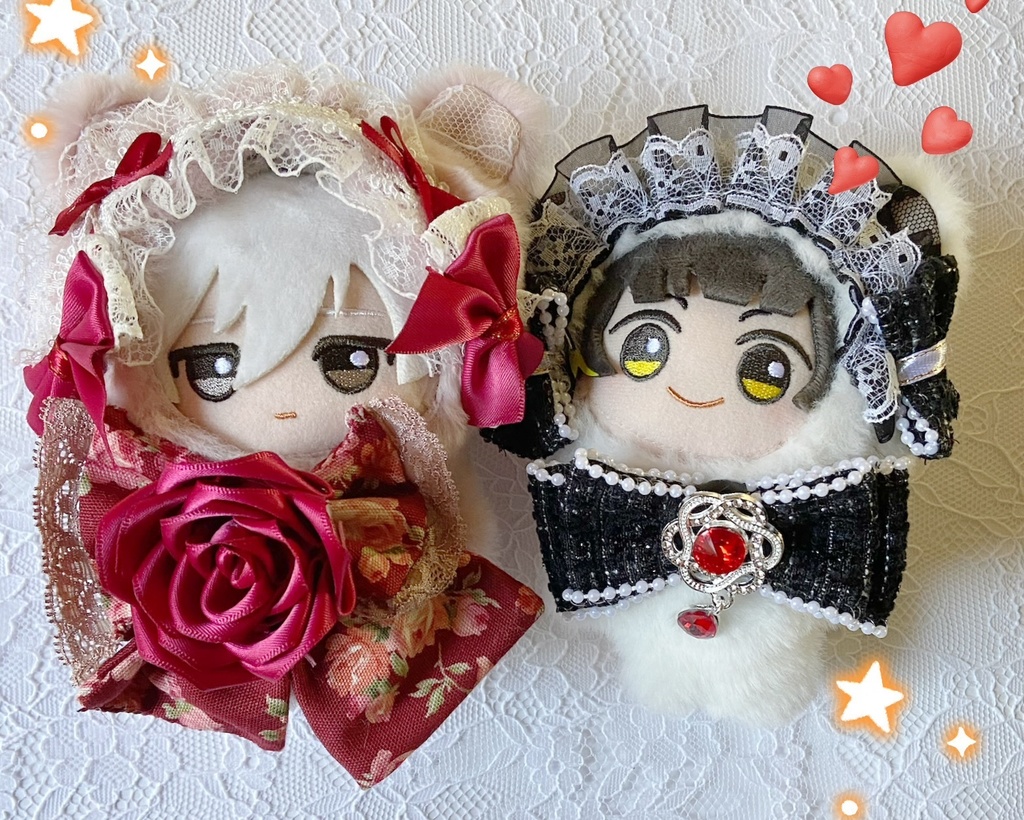 10cmぬい用着ぐるみ ふわふわしっぽのくまちゃん