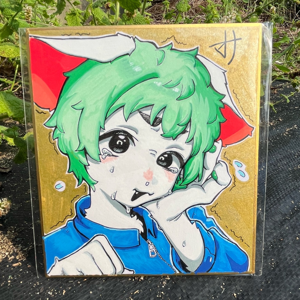 色紙　無能店員くん