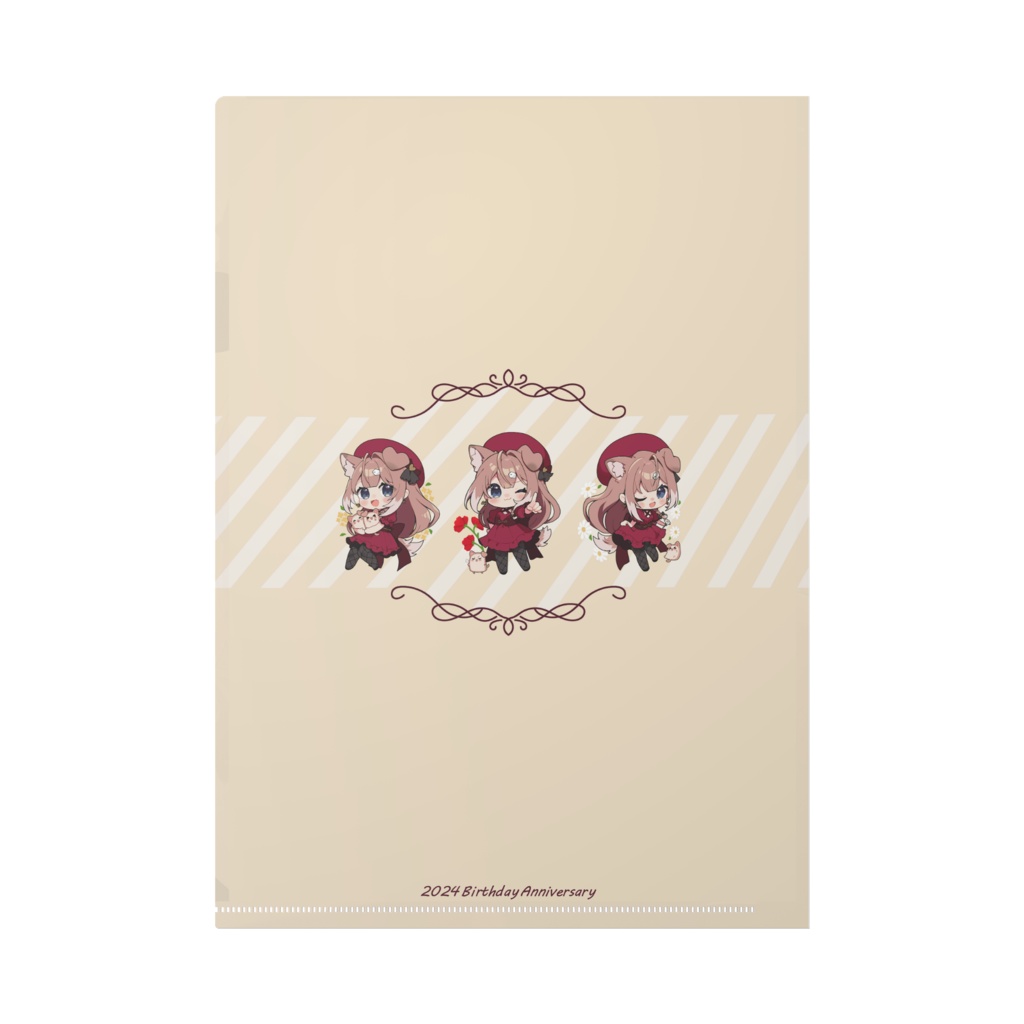 【2024年お誕生日グッズ】クリアファイル